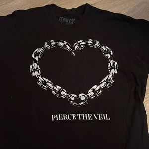 PIERCE THE VEIL CHAIN HEART Y2K
